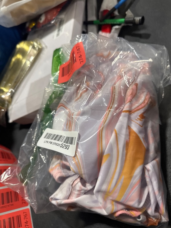 Photo 1 of Dancina Set Girls Gymnastics Apparel Leotard and Shorts Size 12 Pink Gold