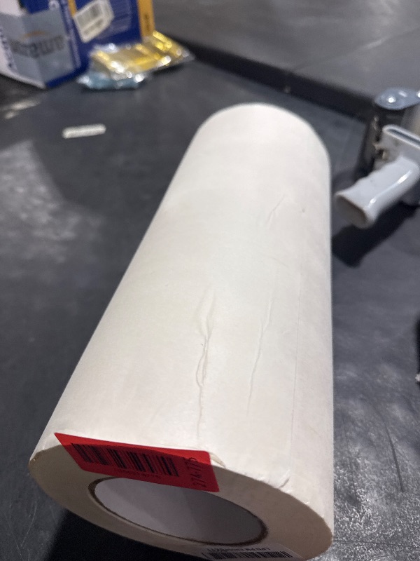 Photo 1 of TapeManBlue Paper Transfer Tape for Vinyl, 12" x 300' Roll, Made in America