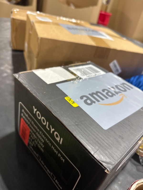 Photo 1 of YOOLYQI Hot Pot Electric : 1.5L Mini Ramen Cooker with 2 Temp Settings, Portable Lazy Pot Dorm, Office Must Have for Ramen/Noodles/Soup/Oatmeal
