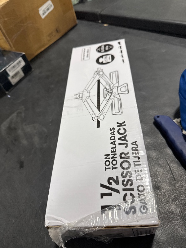 Photo 1 of TCE AST10202SU Torin Wide Base Cross Car Scissor Jack: Steel Portable Quick Lift Tire Jacks Include Ratchet Wrench for Car, Truck, Sedans and MPV, 1.5 Ton (3,000 lbs) Capacity, Black1055274851
