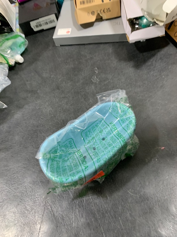 Photo 1 of 1 Piece 5.6" Colorful Ceramic Mini Clawfoot Bathtub Soap Dish Decortative Soap Dish Small Planter Makeup Organizer Container Hamster Bathtub(Blue)