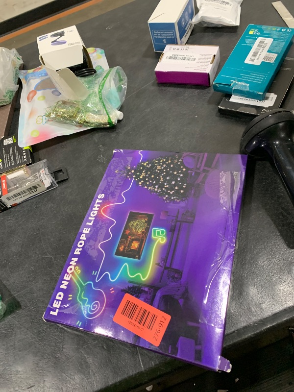 Photo 1 of 16.4Ft Neon Rope Lights,Flexible Led Rope Lights Control with App/Remote,Multiple Modes Music Sync Gaming RGB Led Neon Lights for Bedroom Outdoor