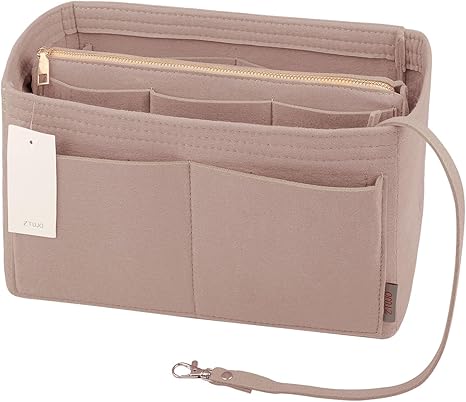 Photo 1 of ZTUJO Purse Organizer Insert, Felt Bag Organizer with Metal Zipper, Handbag & Tote Shaper, For Speedy Neverfull Tote, 7 Sizes