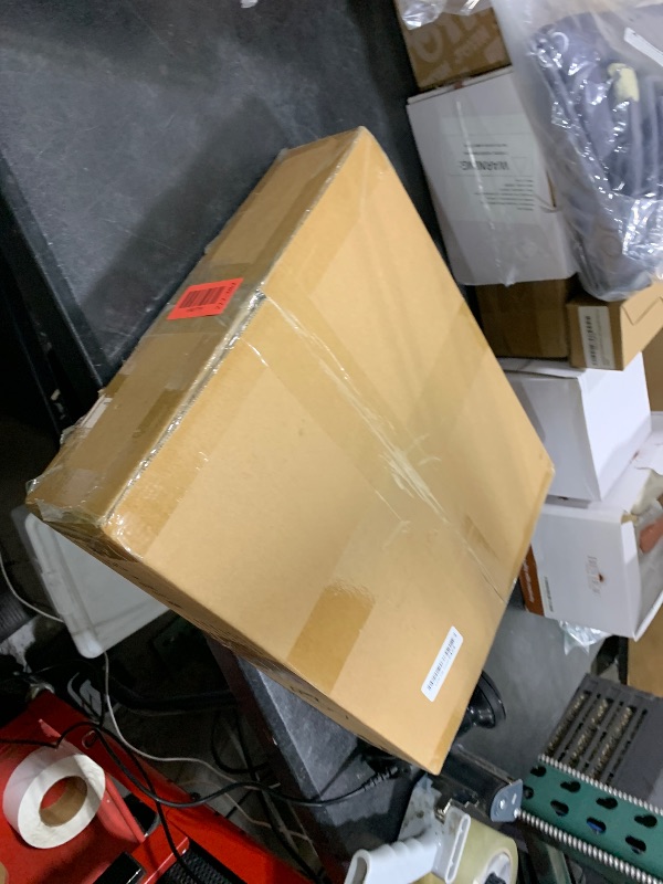 Photo 1 of aboxoo Printer Stand for Desk with Storage Drawer, 2 Tier Desktop Or UnderDesk Shelf, Multi-Purpose Desk Organizer for Home Office, fit Fax Machine/3D Printer/Scanner, Rustic Brown