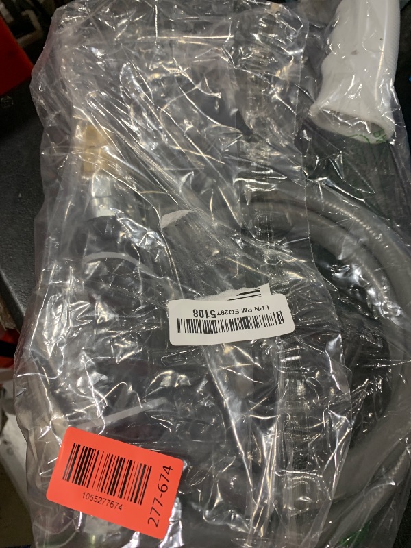 Photo 1 of YAMATIC Non Marking 3/8" 4200PSI Pressure Washer Whip Hose 4ft with Swivel Quick Connect Jumper Hose for Hot/Cold Water Steel Wire Braided Rubber Jacket