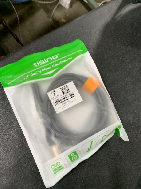 Photo 1 of Tisino 1/4" to XLR Cable, 6.35mm TRS to XLR Male Nylon Braid Quarter inch TRS to XLR Male Balanced Interconnect Microphone Cord Patch Cable - 10ft