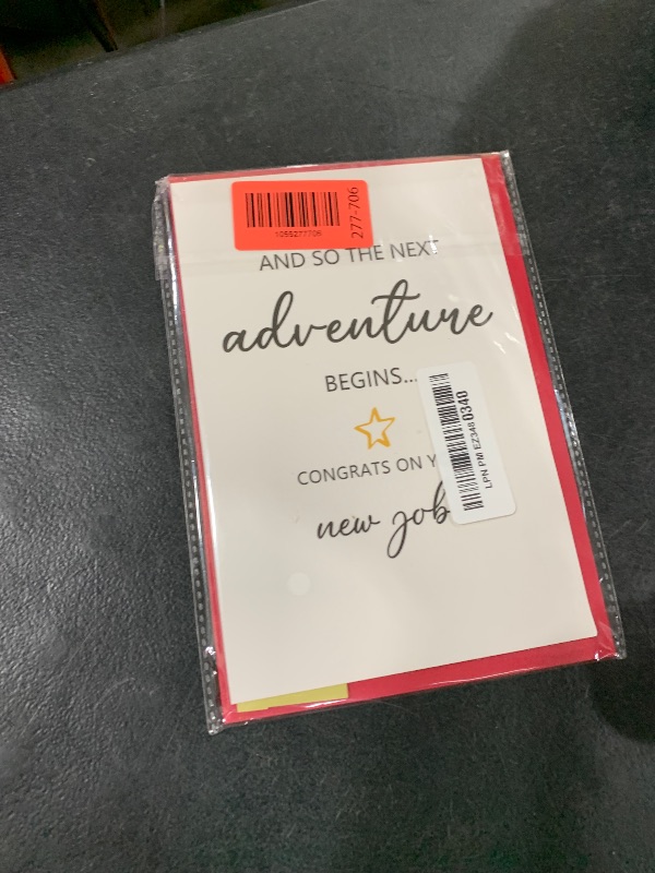 Photo 1 of ATTLVV Funny New Job Card for Women Men, Happy New Job Gift Card for Coworker Boss, Leaving Farewell Cards for Him Her, Goodbye Gifts for Coworkers