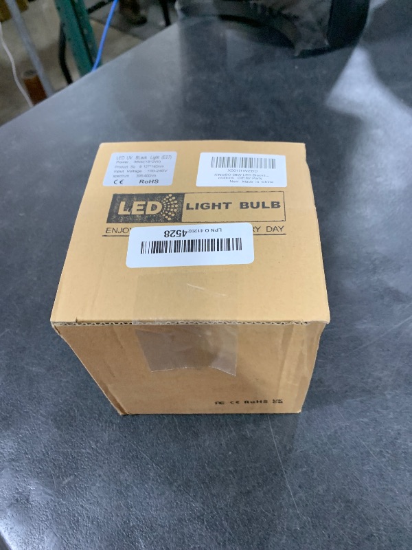 Photo 1 of KINGBO Black Light Bulb, 36W LED Blacklight Bulbs E26 PAR38 Glow in The Dark, 395nm LEDs for Blacklight Party, Fluorescent Art, DJ Dance Party, Holiday Decorations, Acrylic Pouring Light