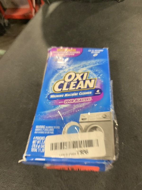 Photo 1 of OxiClean Washing Machine Cleaner with Odor Blasters, 4 Count