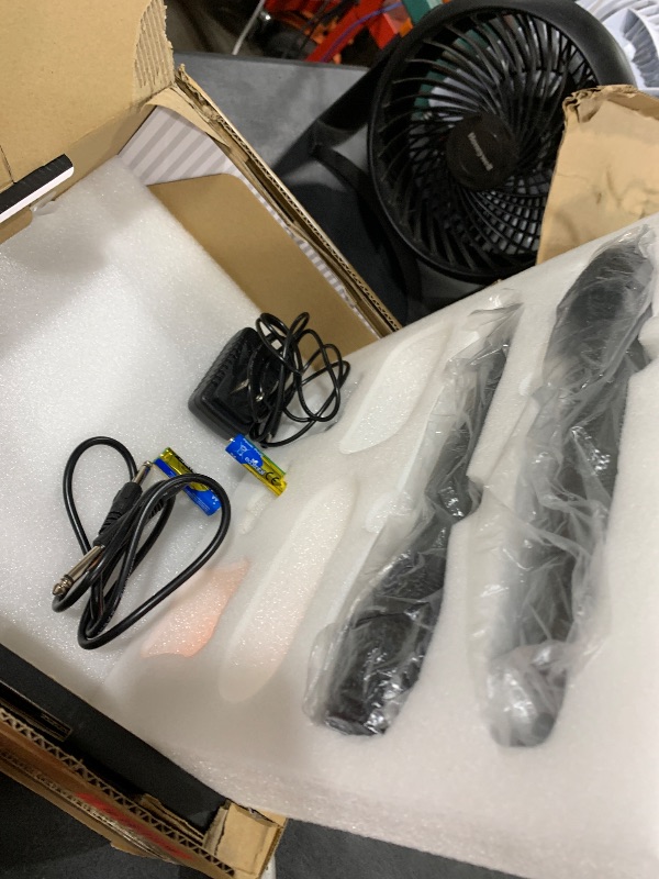 Photo 1 of SENWOSI Dual-Channel UHF Wireless Microphone System with Auto Scan & IR Sync – 200 Channels, 400ft Range, Cardioid Mics, Metal Body, LCD Display for Live Events, Recording, Stage Performances