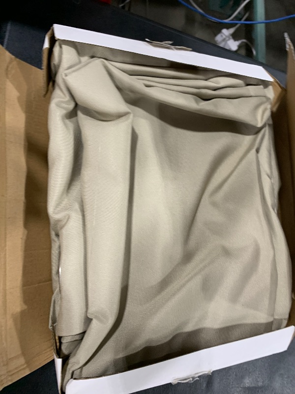 Photo 1 of BONZER Outdoor Waterproof Curtains for Patio Privacy Grommet Light Filtering Outside Curtains for Gazebo, Porch, Pergola, Pavilion, 1 Panel, 84W x 84L inch, Taupe
