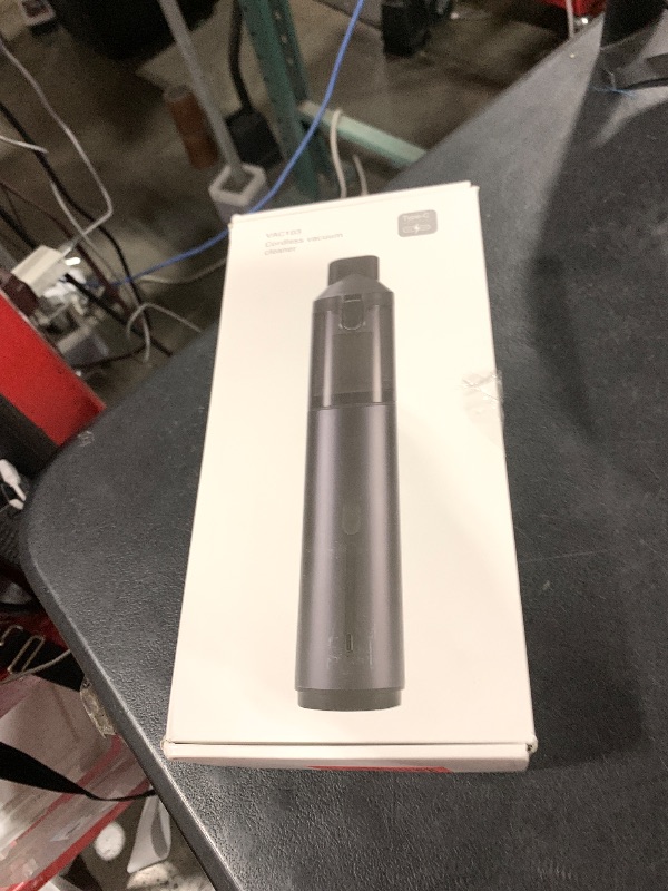 Photo 1 of Car Vacuum Portable Cordless Handheld Vacuum Cleaner 4-in-1 Mini Cordless Vacuum with 2 Suction Modes and 16800pa Suction Power Blowing & Inflating 2 Modes Handheld Vacuum for Car, Desk, Keyboards