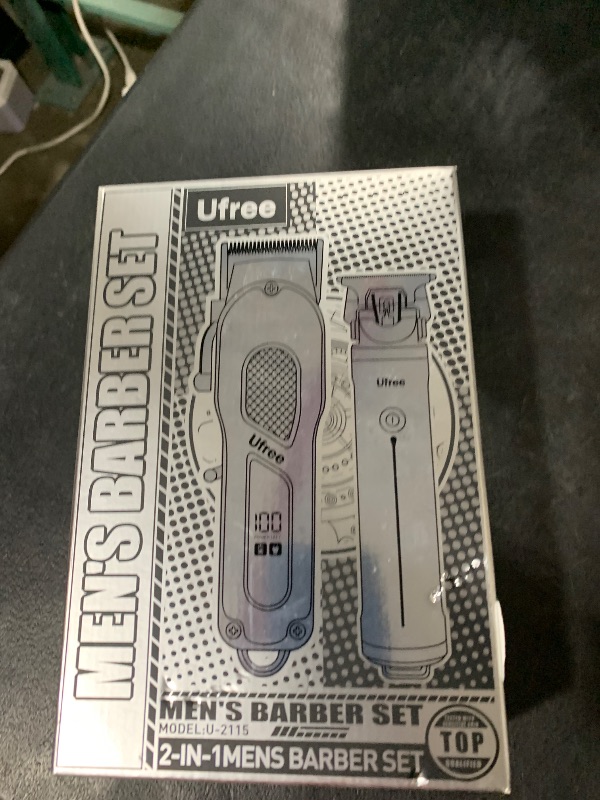 Photo 1 of Ufree Hair Clippers for Men, Professional Clippers and Trimmers Set, Cordless Clippers for Hair Cutting, Beard Trimmer, Barber Clippers, Rechargeable Electric Shaver, Gifts for Men, Black Gold