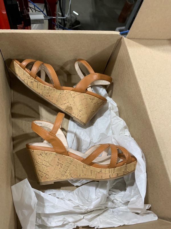 Photo 1 of DREAM PAIRS Girls Wedge Sandals Flatform Open Toe Summer Platform Sandals Flower Wedding Party for Little Kid/Big Kid,Size 1 Little Kid,Brown,KKUMWS2503