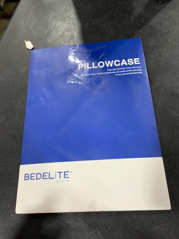 Photo 1 of BEDELITE Satin Pillowcase for Hair and Skin, Super Soft and Cooling Similar to Silk Pillow Cases 2 Pack with Envelope Closure, Gift for Women Men(13"x18" Toddler Size, Airy Blue)