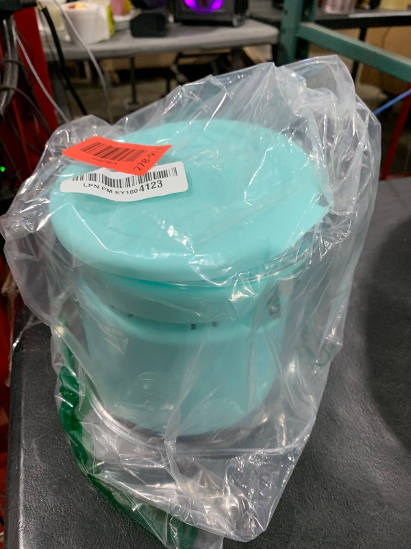 Photo 1 of Presto 04811 PopLite My Munch Hot Air Popcorn Popper - Personal Sized, Built-In Serving Bowl, Compact Design, 8 Cups, Blue