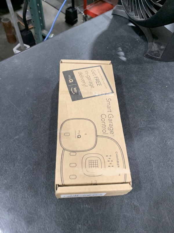 Photo 1 of CHAMBERLAIN Smart Garage Control - Wireless Garage Hub and Sensor with Wifi & Bluetooth - Smartphone Controlled, myQ-G0401-ES, White