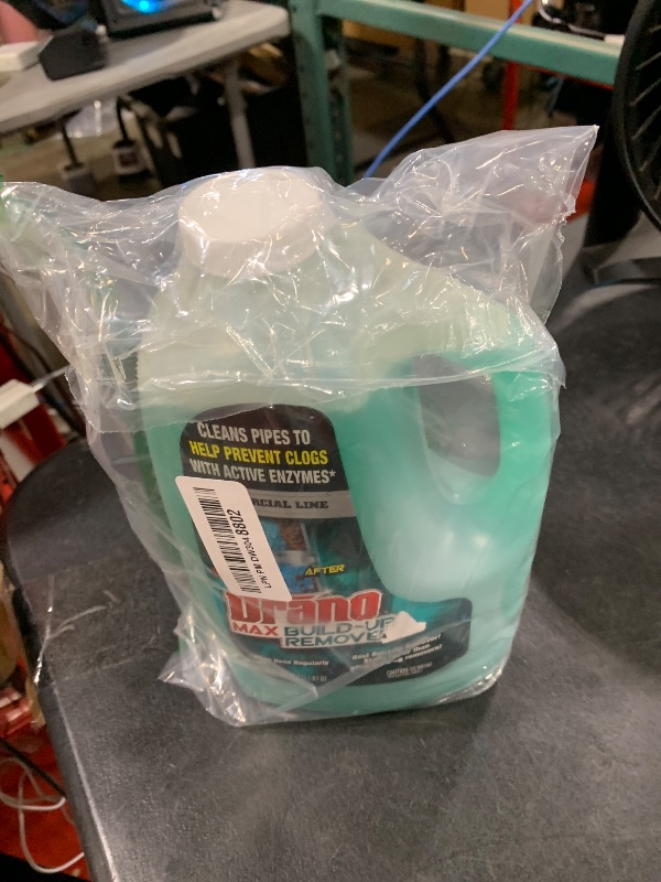 Photo 1 of Drano Max Build Up Remover Drain Clog Remover and Cleaner, Great for Clog Prevention, Commercial Line, 60 oz