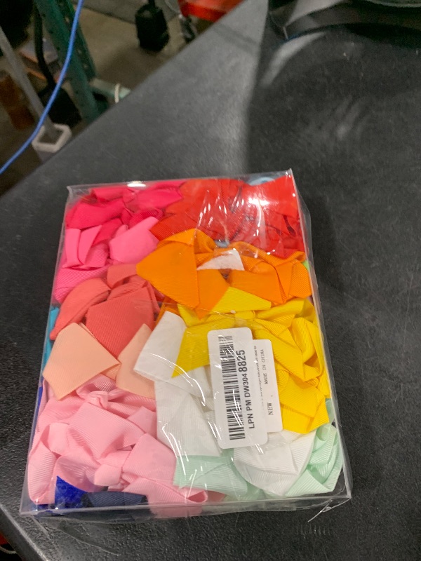 Photo 1 of CÉLLOT 40PCS 4.5 Inch Hair Bows for Girls Grosgrain Ribbon Toddler Hair Accessories with Alligator Clips for Baby Girls Toddlers Kids in Pairs