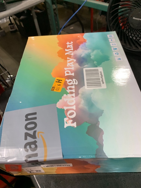 Photo 1 of Baby Play Mat, 50 x 50 Inch Play Mat Perfect for Use Baby Playpen, Foldable Baby Foam Playmat for Floor, Portable Waterproof Activity PlayMats for Babies, Infants and Toddlers