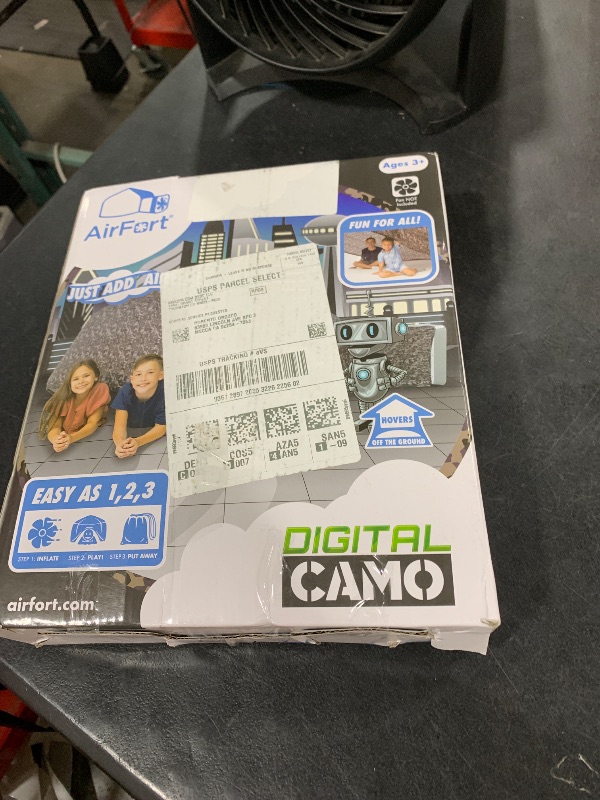 Photo 1 of The Original Patented AirFort - Build A Fort in 30 Seconds, Inflatable Fort for Kids, Play Tent for 3-14 Years, A Playhouse Where Imagination Runs Wild, Fan not Included (Digi Camo)