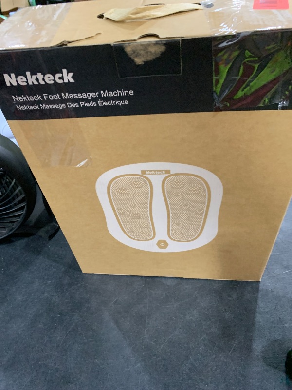Photo 1 of Nekteck Foot Massager with Heat, Shiatsu Heated Electric Kneading Foot Massager Machine for Neuropathy, Plantar Fasciitis, Feet Massage for Pain Relief, Circulation, Gifts for Man Woman Her Birthday