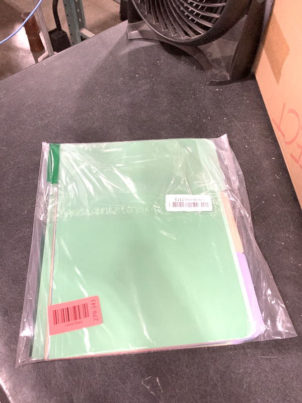 Photo 1 of Piasoenc Color File Folders Set of 30, 1/3 Cut Tab, Letter Size Folder for 8.5 x 11 Documents Files, Assorted 6 Colors Filing for Office School Business