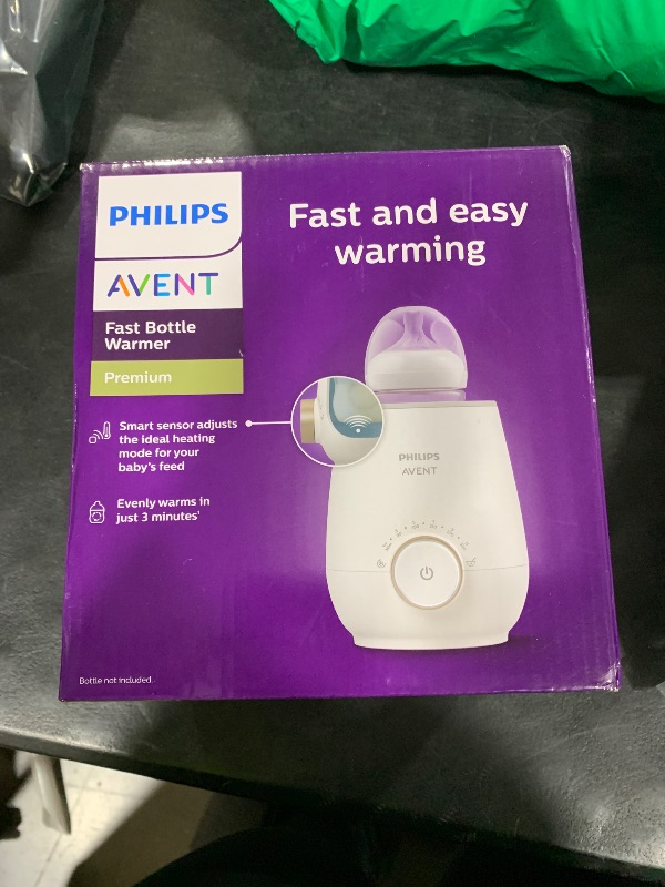 Photo 1 of Philips Avent Premium Fast Bottle Warmer, with Smart Temperature Control, Water Bath Technology, Automatic Shut-Off, Model SCF358