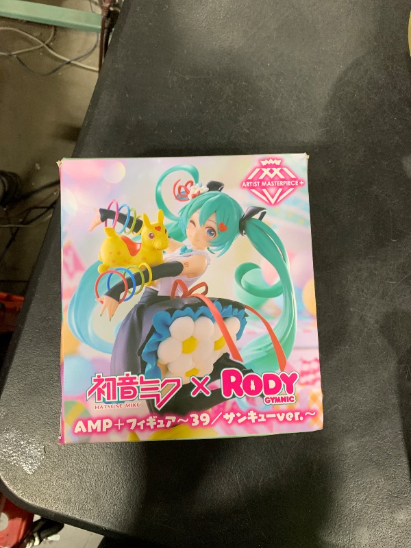 Photo 1 of Taito Hatsune Miku x Rody AMP+ Figure (39 / Thank You Version)