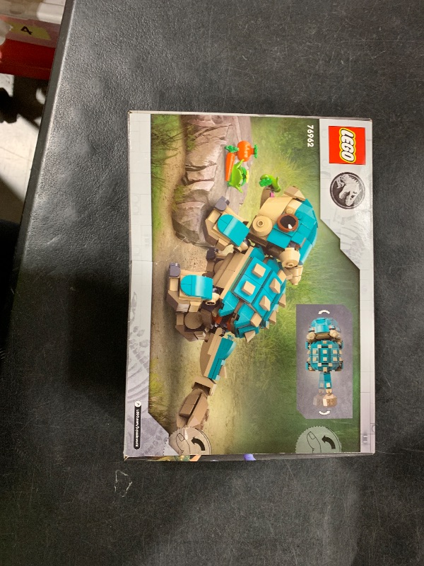 Photo 1 of LEGO Jurassic World Baby Bumpy: Ankylosaurus Dinosaur Toy for Camp Cretaceous Fans and Kids Aged 7 Plus, Fun Build-a-Dinosaur Jurassic Park Toy for Boys and Girls, Animal Toy Playset, 76962