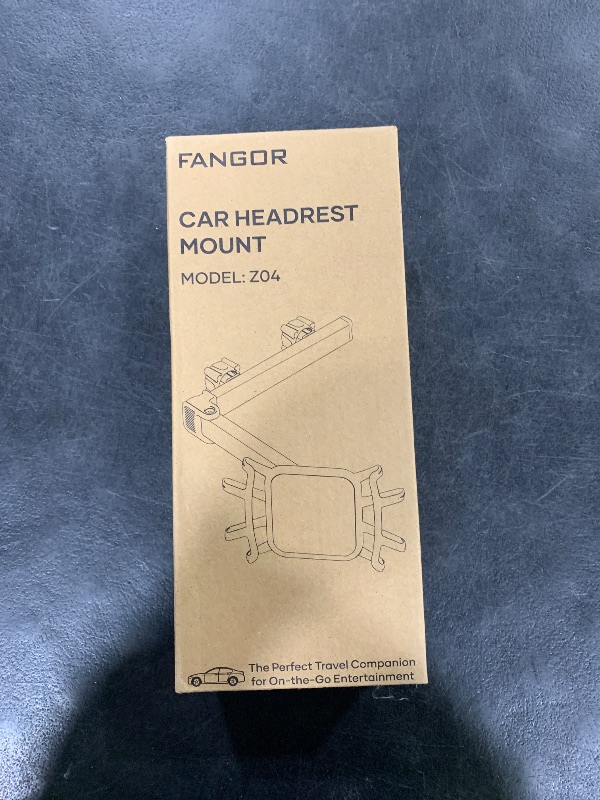 Photo 1 of FANGOR Tablet Holder for Car - [3 in 1 Adjustable Extension Arm] Upgraded iPad Holder for car Backseat with Holding Net, Road Trip Essentials for Kids, for 7-10" iPad Pro, Air, Mini, Galaxy, Fire HD