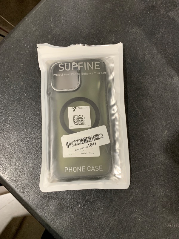 Photo 1 of SUPFINE Magnetic for iPhone 16 Pro Max Case (Compatible with MagSafe) (Military Grade Drop Protection) Translucent Matte Shockproof Phone Cover, Black
