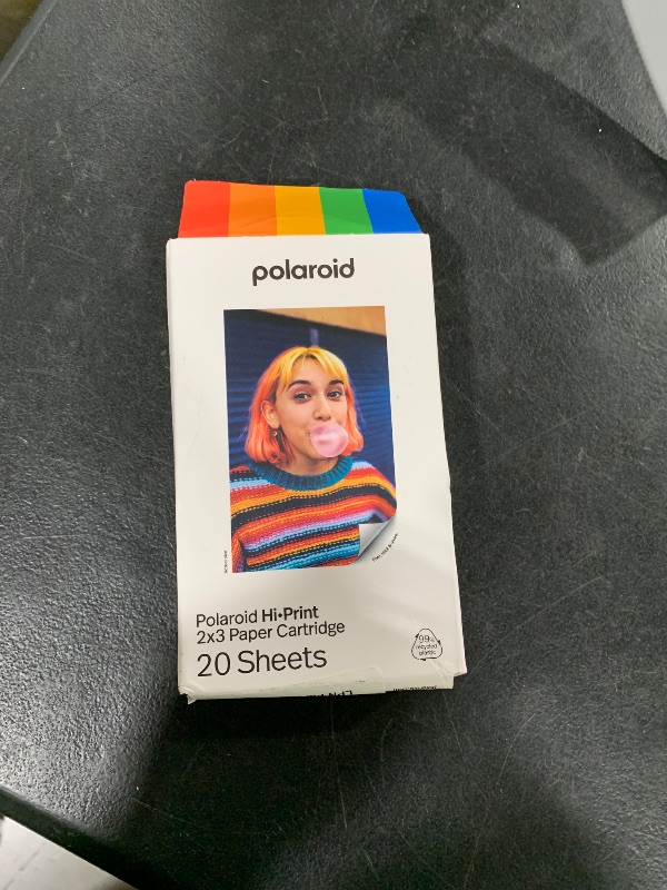Photo 1 of Polaroid Hi-Print Paper - 2x3 Photo Paper Cardridge - 20 Photos
