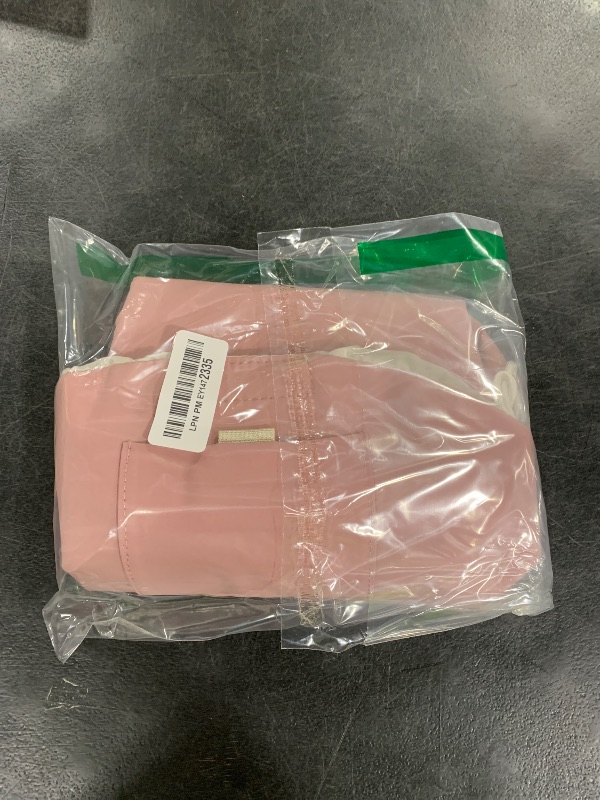Photo 1 of Vomgomfom 20 inch Drawstring Makeup Bag Open Flat,Waterproof Magic Cosmetic Pouch for Women,Pink