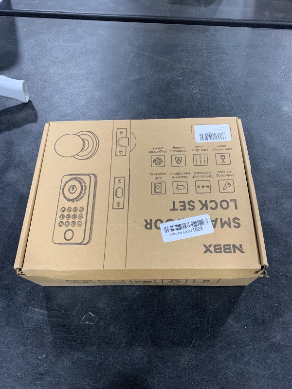 Photo 1 of NBBX Smart Fingerprint Lock for Front Door: Keyless Entry Door Lock, Electronic Keypad Digital Deadbolt with Knob and APP - Easy Installation, Durability, IP65 Rating Defend