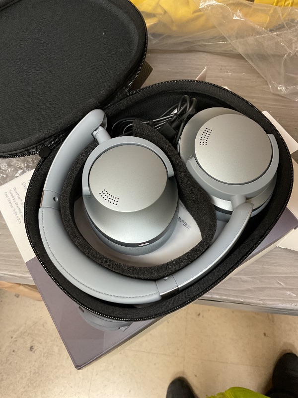 Photo 1 of 1MORE SonoFlow-Pro Noise Cancelling Headphones - HQ51 Over Ear Bluetooth Headphones with LDAC for Hi-Res Wireless Audio,100H Playtime, Bluetooth 5.4, QuietMax ANC, Comfortable Fit (Silver)
