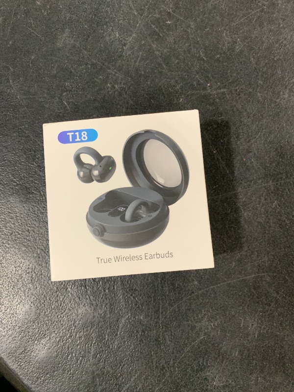 Photo 1 of Byobyc Bluetooth 5.4 Clip On Headphones, 40H Playtime Wireless Stereo Earbuds with LED Digital Display, Lightweight Stylish Open Ear Buds for Daily Use, Commuting and Travel Relax
