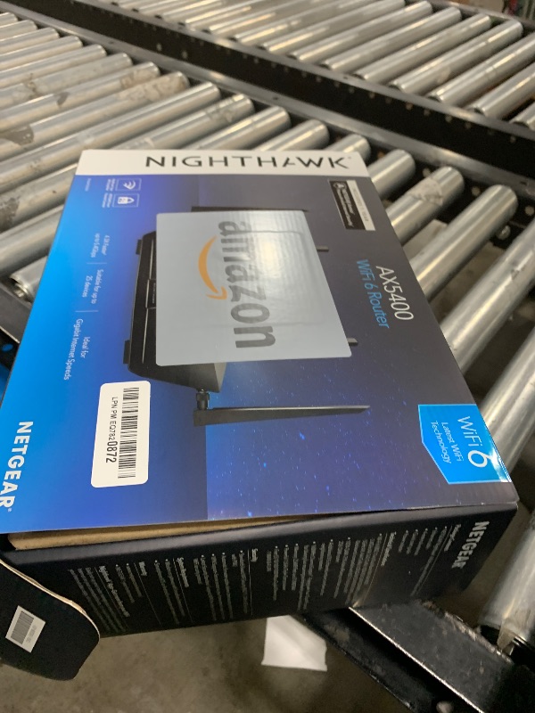 Photo 1 of NETGEAR Nighthawk 6-Stream Dual-Band WiFi 6 Router (RAX54S) – Security Features, AX5400 Wireless Speed, Up to 5.4 Gbps, Covers up to 2,500 sq. ft., 25 Devices - 1-Year Armor Subscription Included