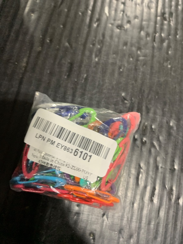 Photo 1 of 40 Pcs Colorful S Shaped Double Carabiner - 1.6 Inch Dual Gate S Binder Carabiner - Trigger Snap Hooks for Small Doll Pendant Key Rings,Ideal for Camping Traveling Fishing