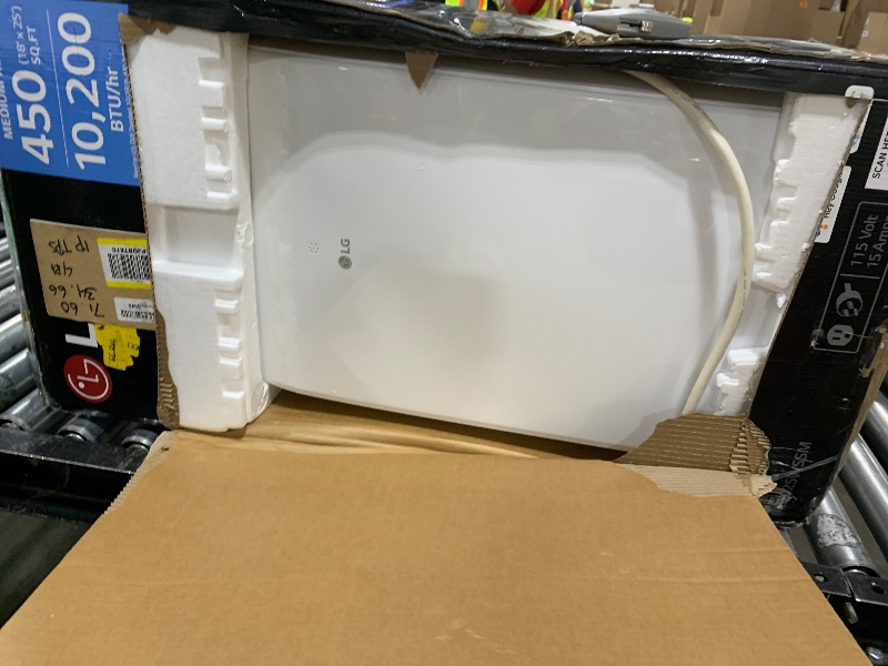 Photo 1 of LG 10,200 BTU (DOE) / 14,000 BTU (ASHRAE) Smart Portable Air Conditioner, Cools 450 Sq.Ft. (18' x 25' room size),Smartphone & Voice Control works with LG ThinQ, Amazon Alexa and Hey Google, 115V