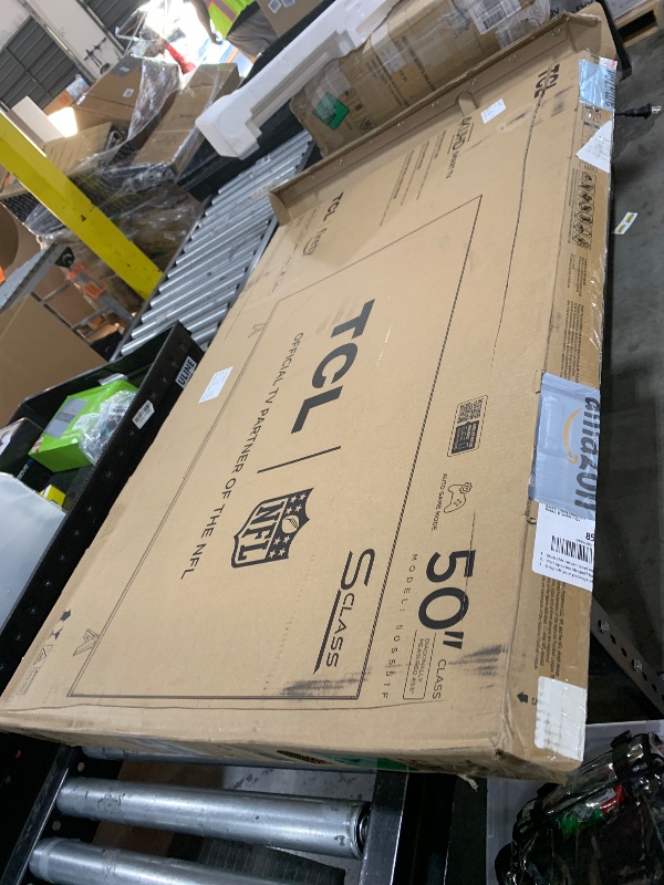 Photo 1 of TCL 50-Inch Class S5 UHD 4K LED Smart TV with Fire TV (50S551F, 2024 Model), Dolby Vision, HDR PRO+, Dolby Atmos, Alexa Built-in withVoice Remote, Apple AirPlay 2 Compatibility, Streaming Television SELLING FOR PARTS