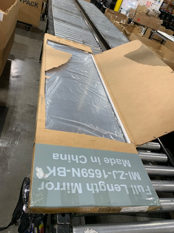 Photo 1 of DUMOS Full Length Mirror 59"x16" Full Body Floor Mirror for Bedroom or Cloakroom, Can Stand Alone, Hang or Lean Against Wall, Tall Wall Mirror with Stand and Sleek Aluminum Alloy Thin Frame