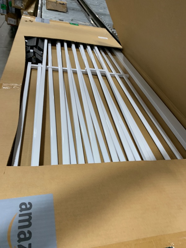Photo 1 of 71 inch Extra Tall Gates for Cats, Adjustable 29.92" and 43" Wide Baby Gate, Pressure Mounted Full Door Pet Gate for Doorway, Stairs,House(White, 71 Inch)