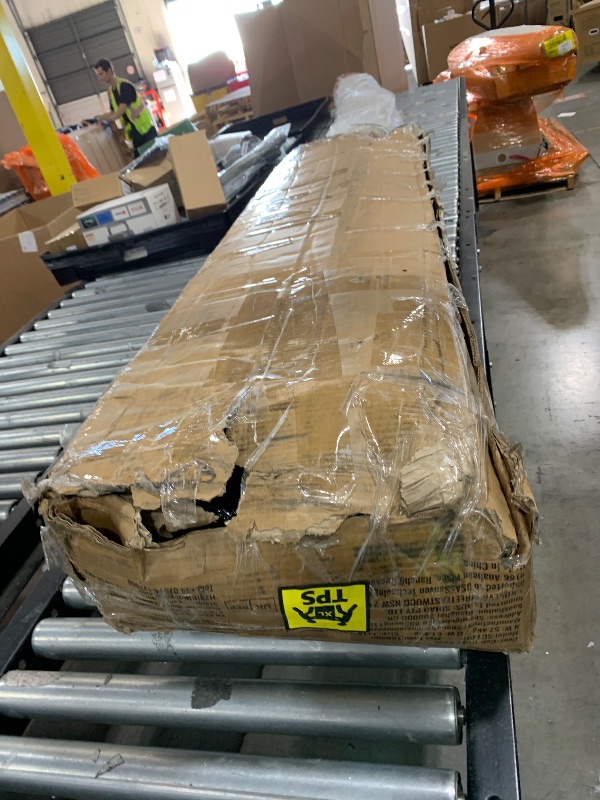 Photo 1 of Rockland Universal Full-Size Steel Over-Cab Truck Rack, 800 LBS Capacity, 136.5" x 55" x 34.25", 49"-64" Adjustable Truck Bed Width, Extendable Truck Ladder Rack with None Drilling C-Clamps
