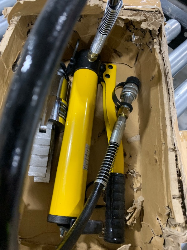 Photo 1 of ele ELEOPTION Portable FYQ-30 Flange Spreader+CP-180 Hydraulic Pump Flange Separator with Pump Hydraulic Dividing Tool Hydraulic Flange Spreader For Pipeline Repair/Inspection