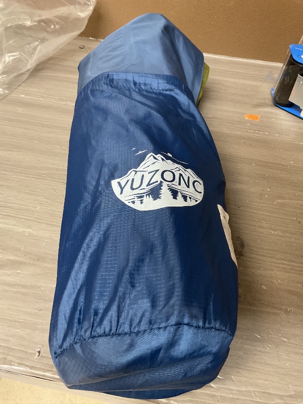 Photo 1 of Yuzonc Double Sleeping Pad - Self Inflating 4" Extra-Thick for 2 Person with Pillow Built-in Foot Pump Inflatable Sleeping Mat for Backpacking, Hiking, Traveling, Tent, Portable Camping Mat