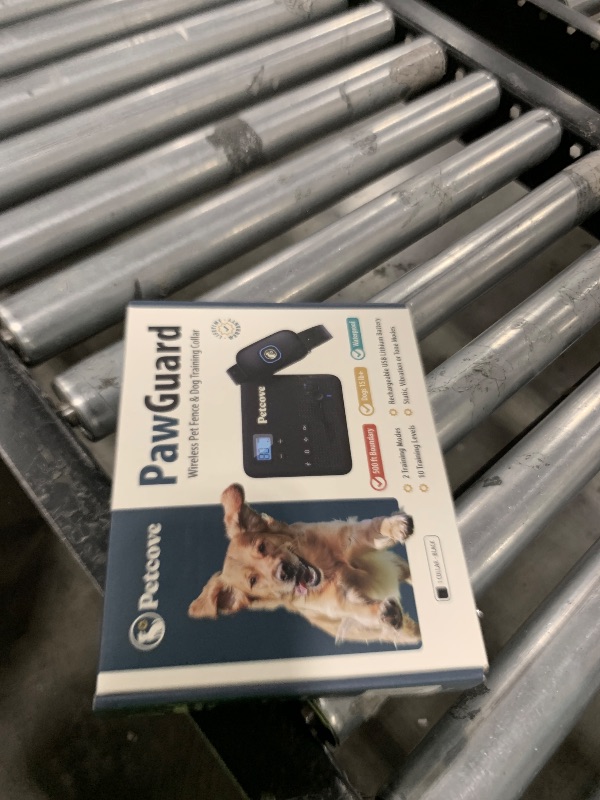 Photo 1 of Invisible Fence for Dogs & Training Collar 2-in-1 | 500 ft Adjustable Boundary | Beep/Vibrate/Static 1–9 Levels | IPX7 Waterproof Receiver | Rechargeable | 10 Flags for Medium & Large Dogs | 15–77 lb