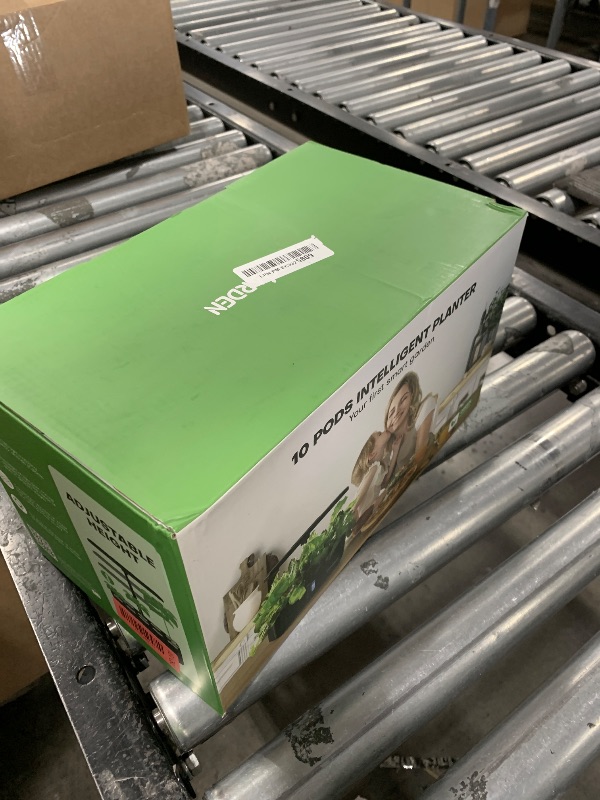 Photo 1 of Ahopegarden Indoor Garden Hydroponics Growing System: 10 Pods Plant Germination Kit Aeroponic Herb Vegetable Growth Lamp Countertop with LED Grow Light - Hydrophonic Planter Grower Harvest Lettuce