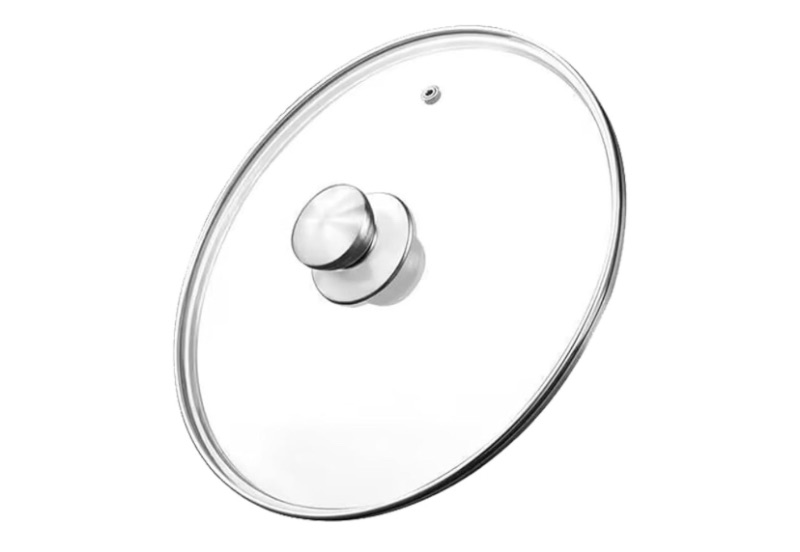 Photo 1 of Glass Lid for Frying Pan, Wok Skillets Lid with Stainless Steel Rim (11 inch)