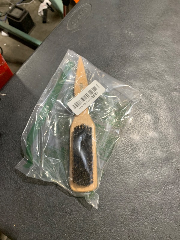 Photo 1 of GranNaturals Boar Bristle Slick Back Hair Brush for Sleek Ponytail Bun & Smoothing Baby Hairs, Flyaways, Edge Control - Backcombing & Teasing Hairbrush with Wide Rat Tail for Sectioning & Parting
